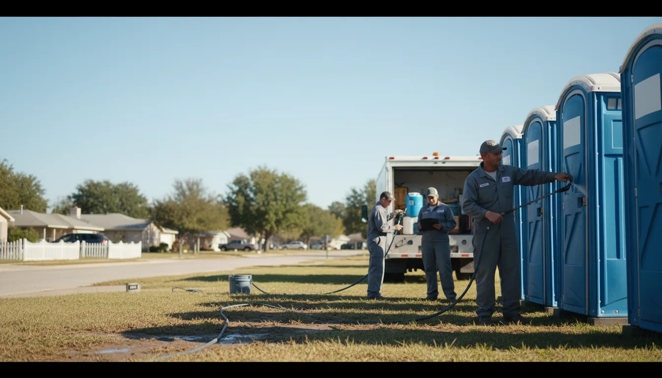Long-Term Portable Toilet Rental in Garner, IA near me
